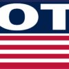 American Flag Vote Magnet