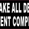 All Deliveries to Complex Office Vinyl Sticker