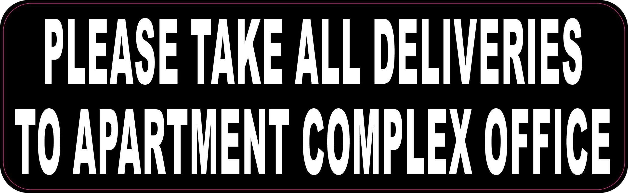 All Deliveries to Complex Office Magnet