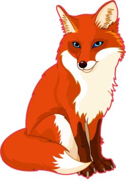 Fox Vinyl Sticker