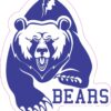 Blue Bears Mascot Vinyl Sticker