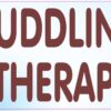 Cow Cuddling Is My Therapy Vinyl Sticker