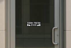 StickerTalk Farm Fresh Eggs Vinyl Sticker, 10 inches x 3 inches