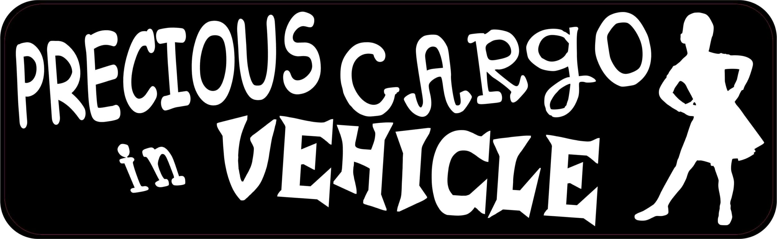 Precious Cargo in Vehicle Magnet