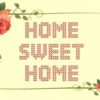 Sampler Home Sweet Home Magnet