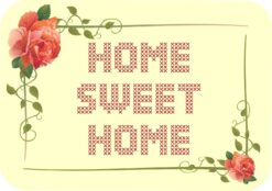 Sampler Home Sweet Home Magnet