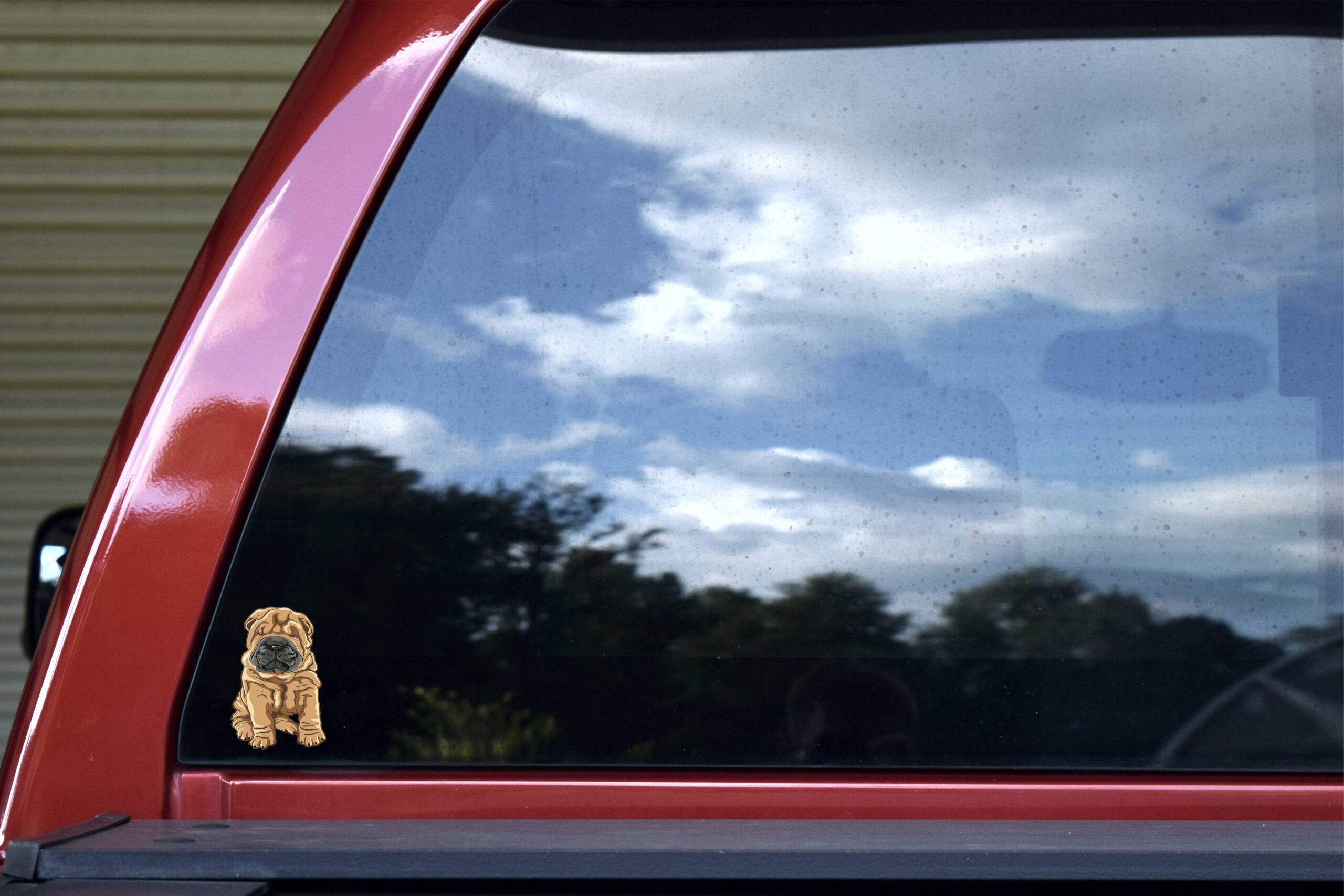 Shar Pei Vinyl Stickers