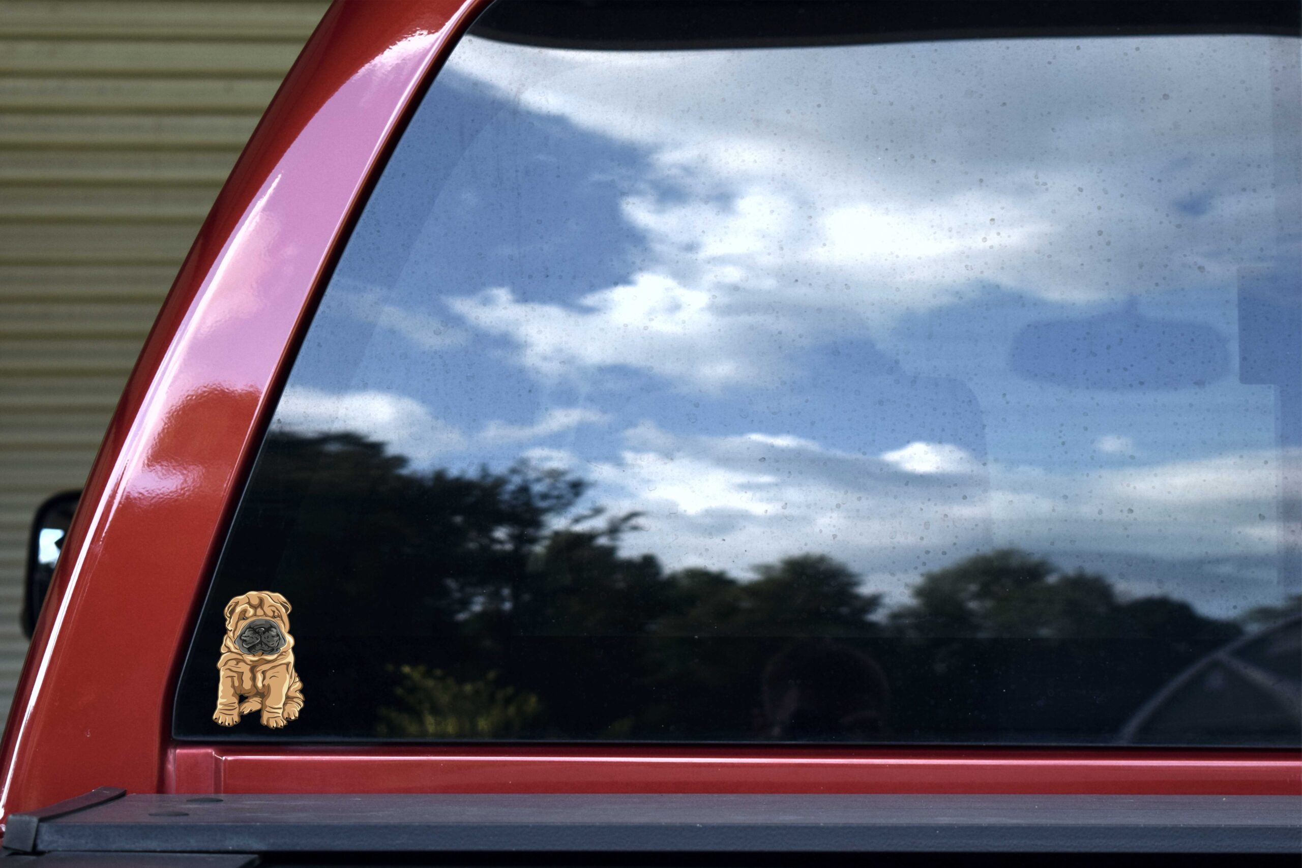 Shar Pei Vinyl Stickers