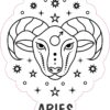Aries Vinyl Sticker
