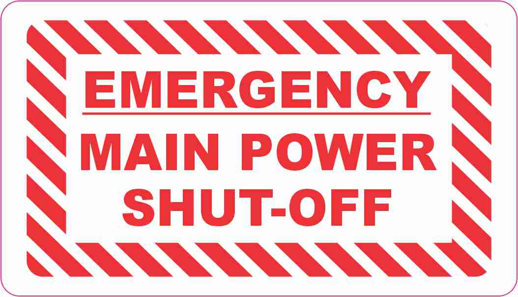 Emergency Main Power Shut-Off Magnet
