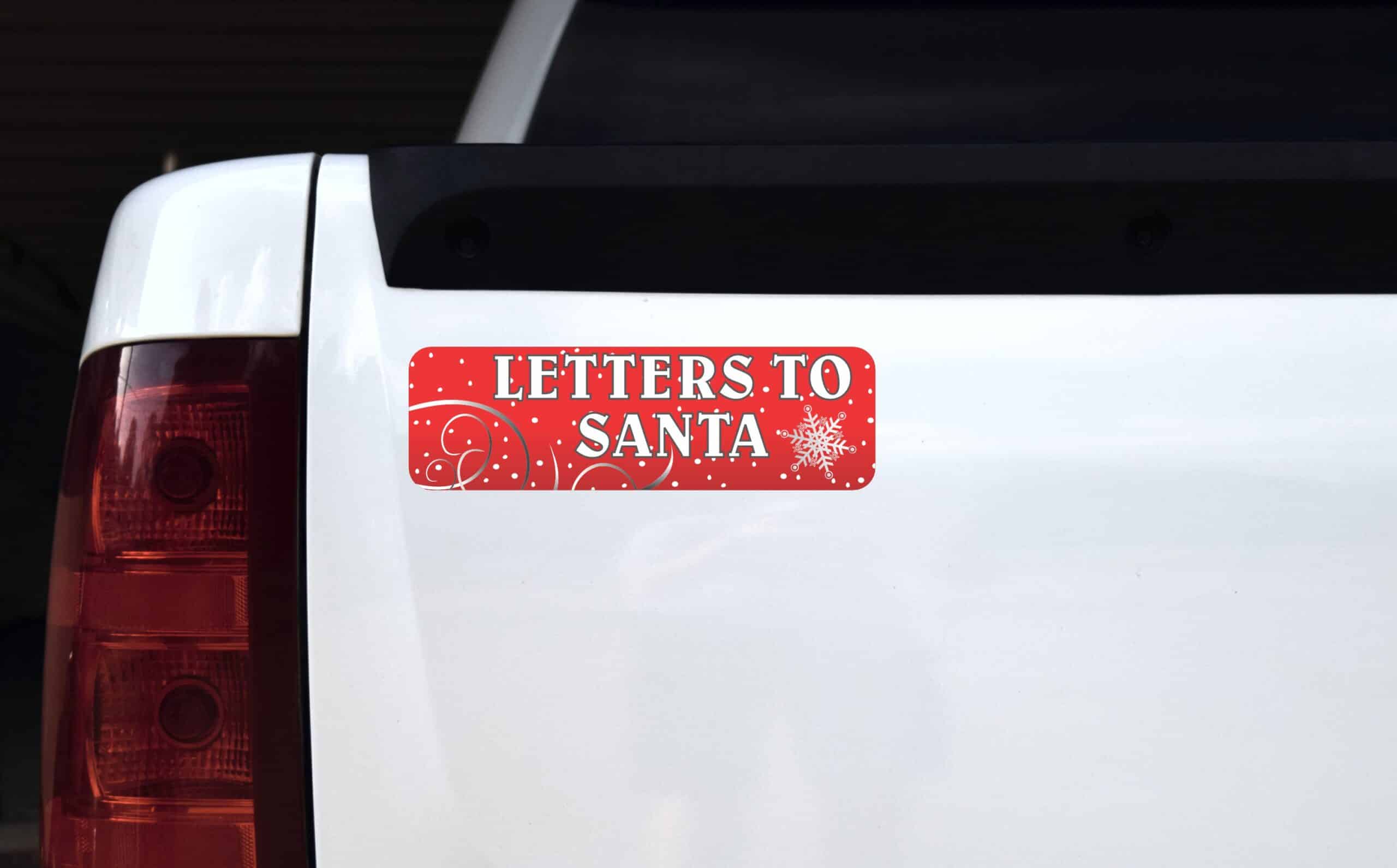 StickerTalk Letters to Santa Magnet, 10 inches x 3 inches