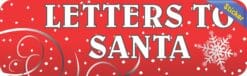 StickerTalk Letters to Santa Vinyl Sticker, 10 inches x 3 inches