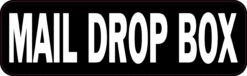 Mail Drop Box Vinyl Sticker