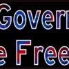 Less Government More Freedom Vinyl Sticker