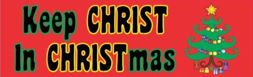 Keep Christ in Christmas Vinyl Sticker