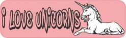 I Love Unicorns Magnet