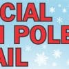 StickerTalk Official North Pole Mail Vinyl Sticker, 10 inches x