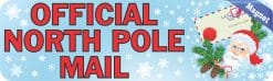 Alternative view of StickerTalk Official North Pole Mail Magnet, 10 inches x 3 inche