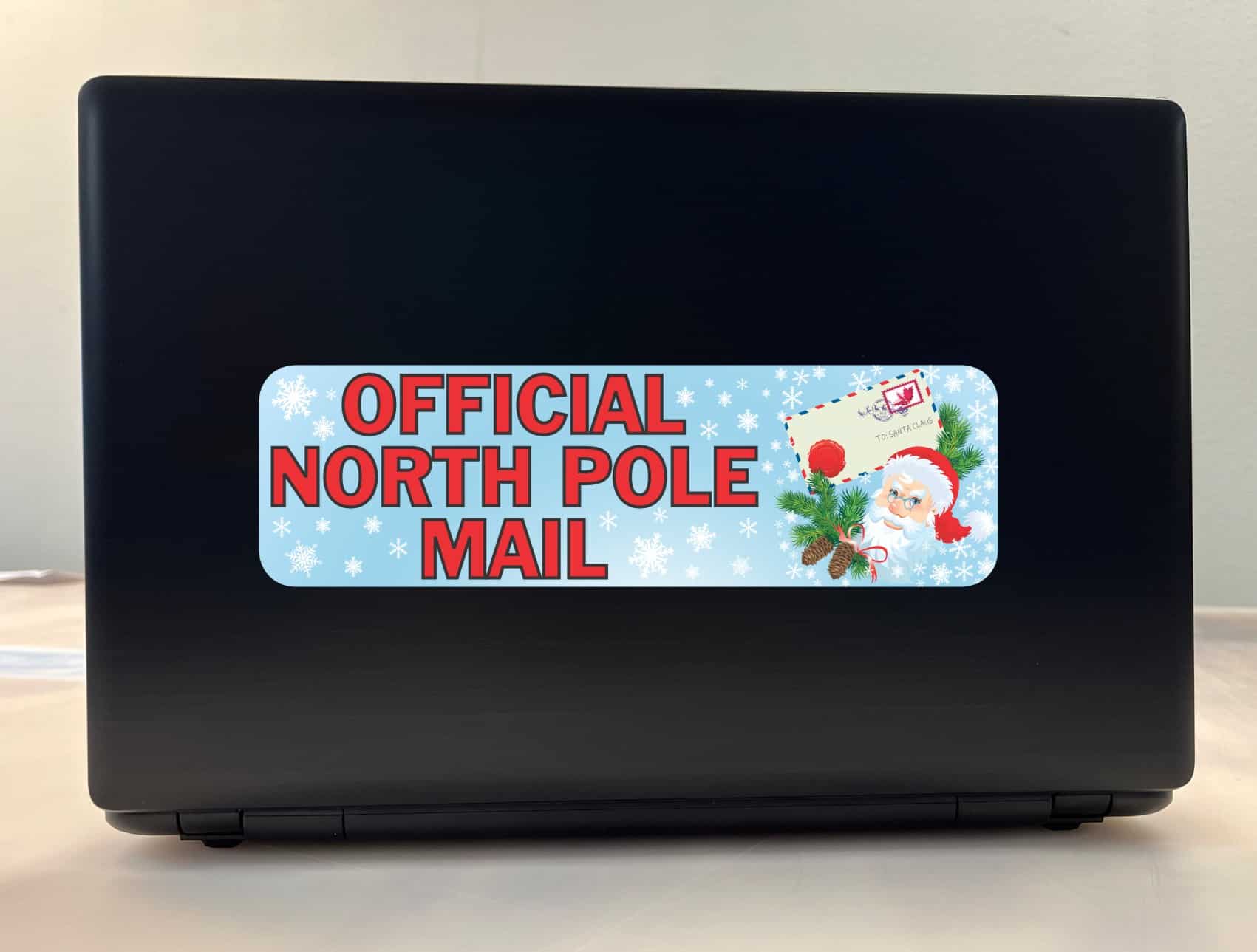 StickerTalk Official North Pole Mail Vinyl Sticker, 10 inches x - Image 3