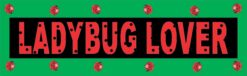 Ladybug Lover Vinyl Sticker