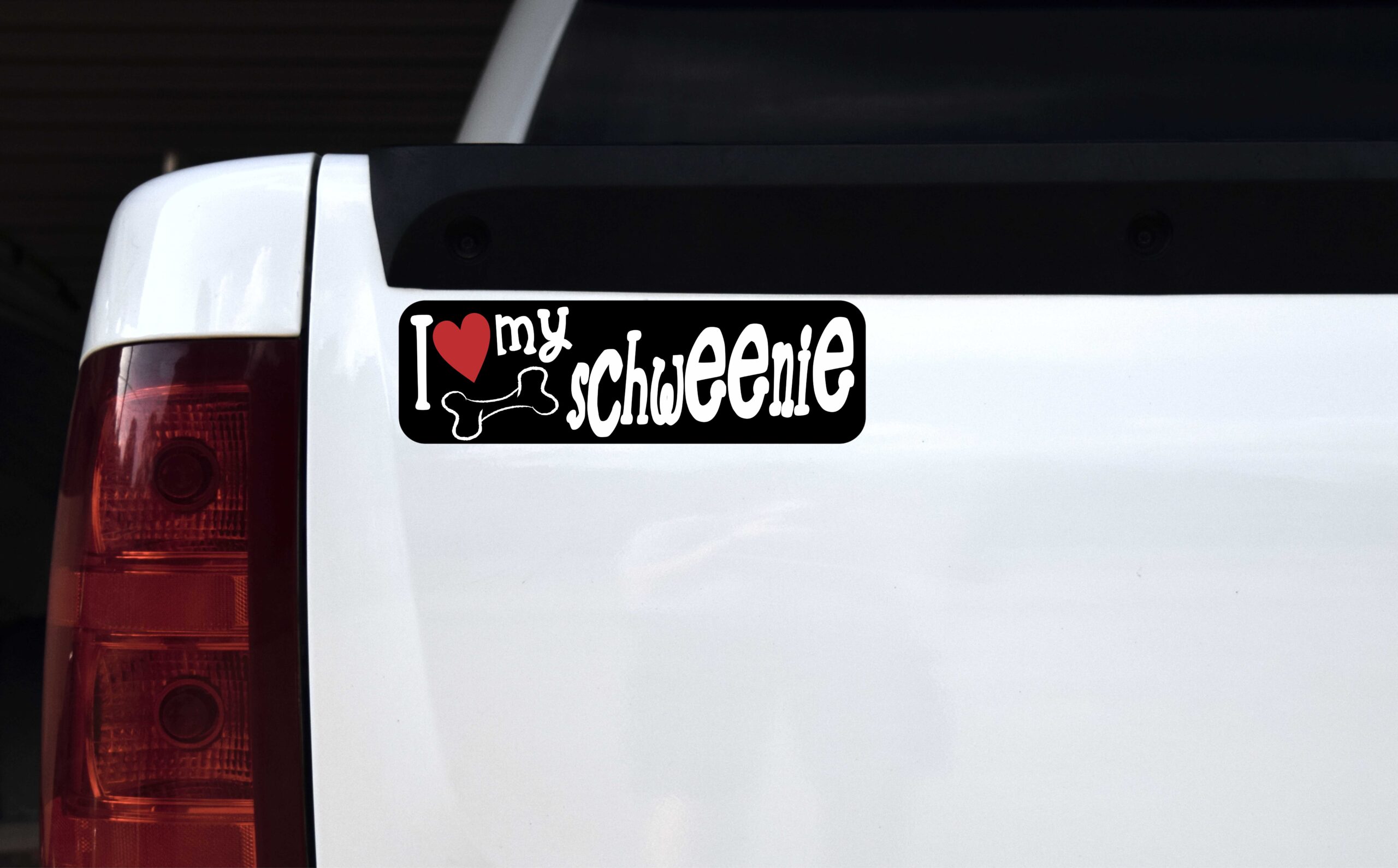 I Love My Schweenie Magnet