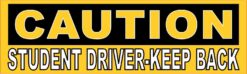 Caution Student Driver Vinyl Sticker