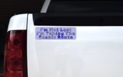 Not Lost Taking Scenic Route Vinyl Sticker