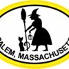 Oval Salem Massachusetts Vinyl Sticker