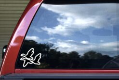 Silhouette Ducks Vinyl Sticker