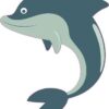 Dolphin Vinyl Sticker