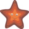Starfish Vinyl Sticker