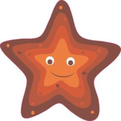 Starfish Vinyl Sticker