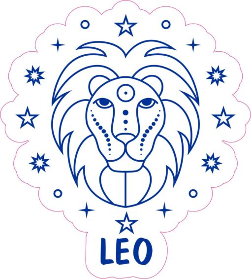 Leo Vinyl Sticker