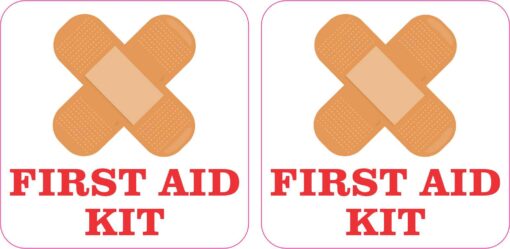 First Aid Kit Vinyl Stickers