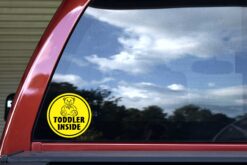 Toddler Inside Vinyl Sticker