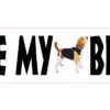Dog Bone I Love My Beagle Vinyl Sticker