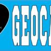I Love Geocaching Vinyl Sticker