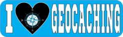 I Love Geocaching Vinyl Sticker