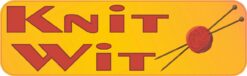 Knit Wit Vinyl Sticker
