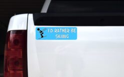 Id Rather Be Skiing Magnet