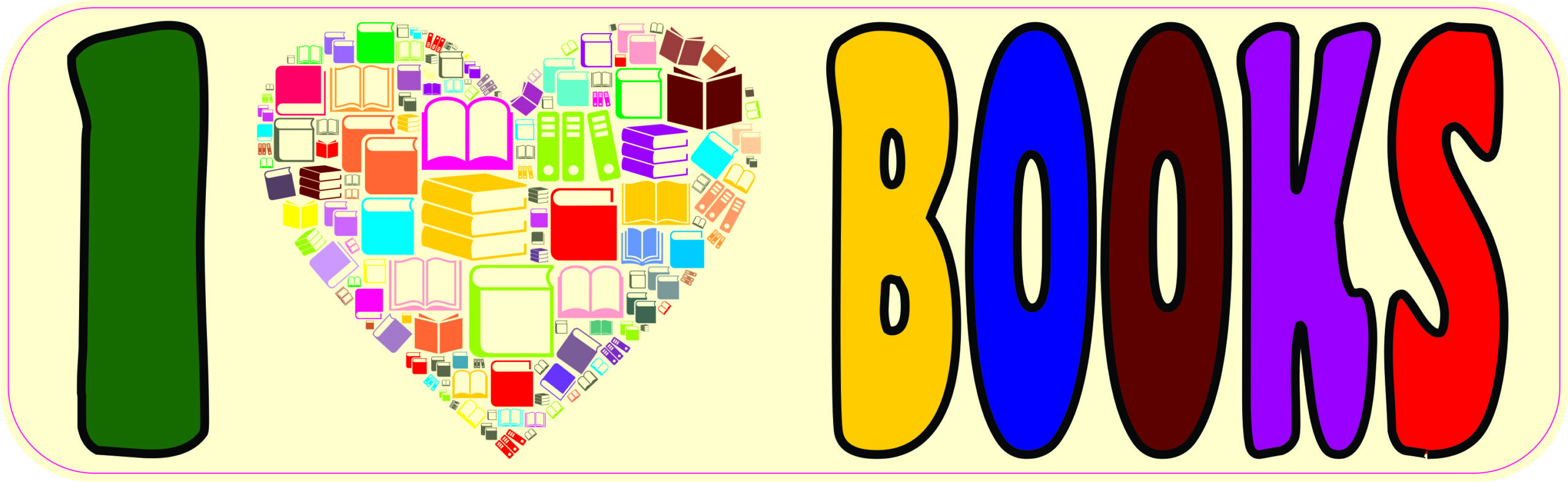 I Love Books Magnet