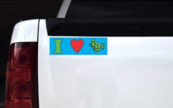 I Love Frogs Vinyl Sticker