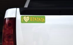 I Love Bananas Vinyl Sticker