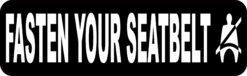 Fasten Your Seatbelt Vinyl Sticker
