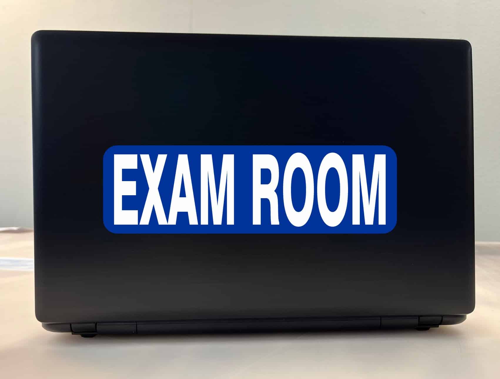 StickerTalk Blue Exam Room Vinyl Sticker, 10 inches x 3 inches - Image 3