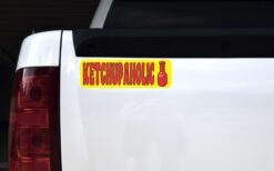Ketchupaholic Vinyl Sticker