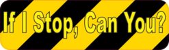 If I Stop Can You Vinyl Sticker