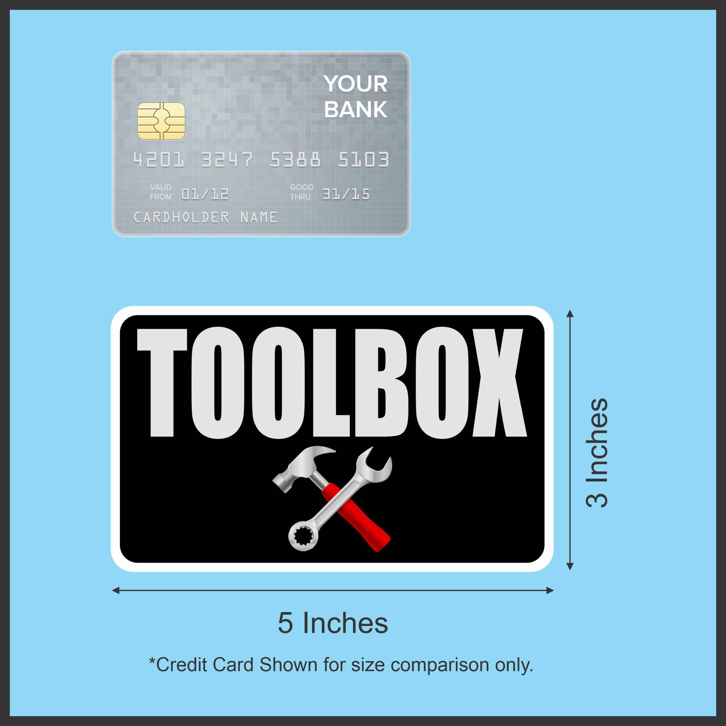StickerTalk Toolbox Magnet, 5 inches x 3 inches - Image 4