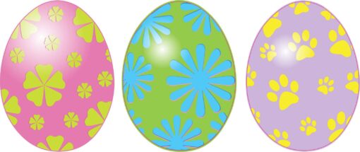 Easter Eggs Vinyl Stickers