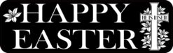 He Is Risen Happy Easter Vinyl Sticker